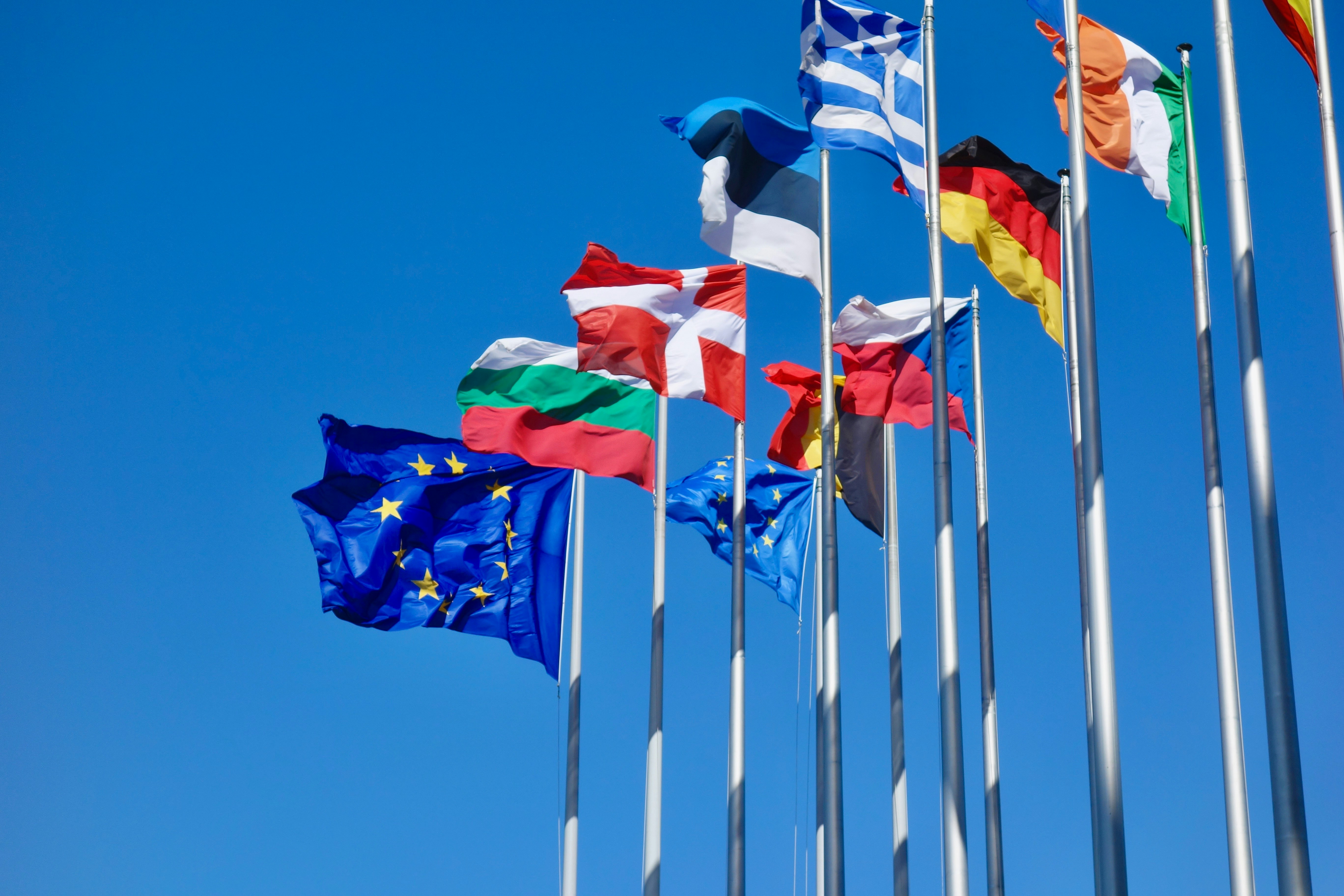 European Union (EU) flags - EU Regulations 